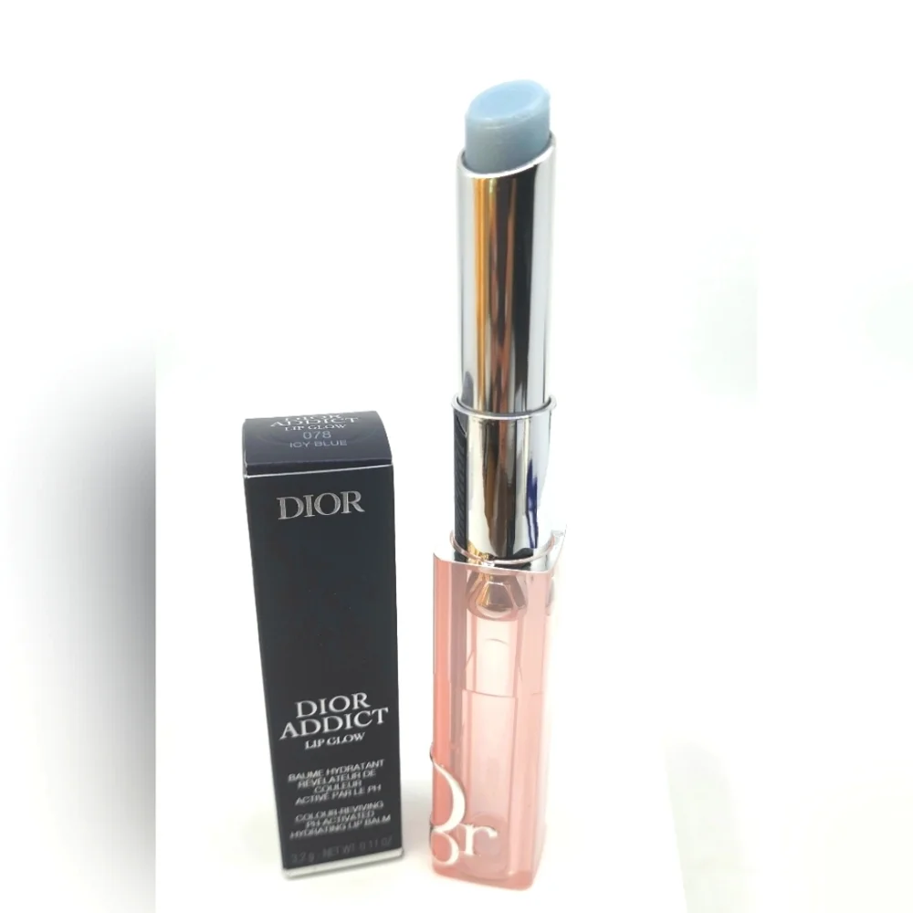 Dior Blue Lip Balm Gloss Dual-Ended